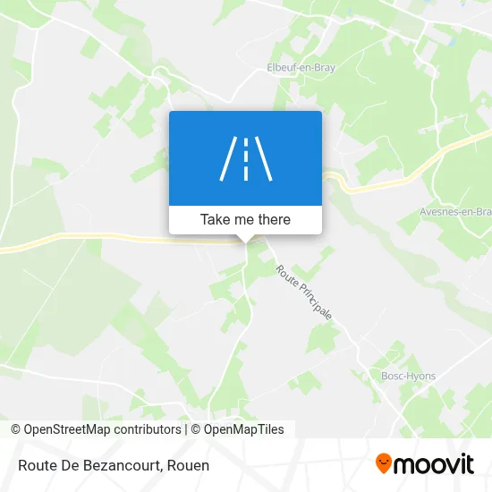 Route De Bezancourt map