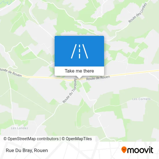 Mapa Rue Du Bray