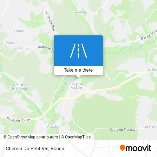 Mapa Chemin Du Petit Val