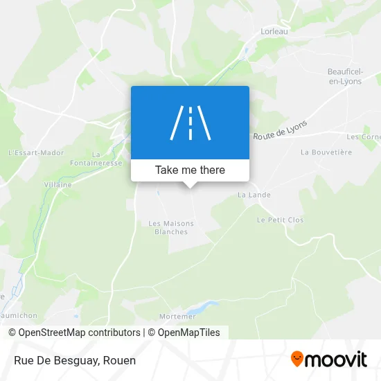 Rue De Besguay map