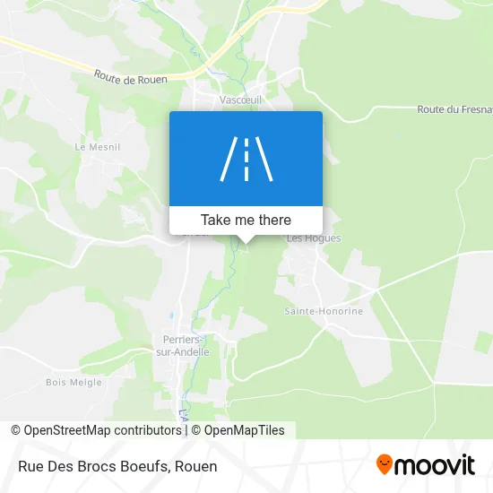 Mapa Rue Des Brocs Boeufs