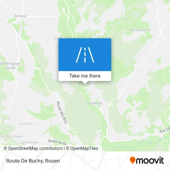 Route De Buchy map