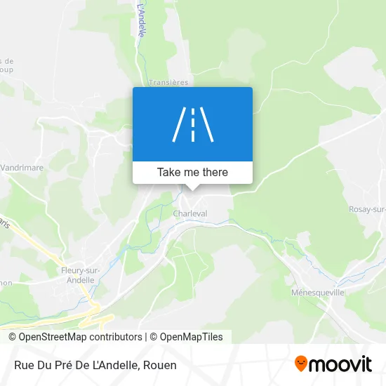 Rue Du Pré De L'Andelle map