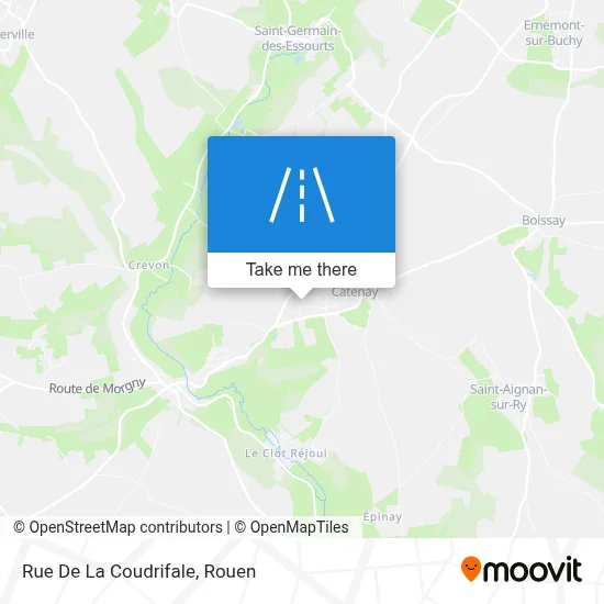 Mapa Rue De La Coudrifale