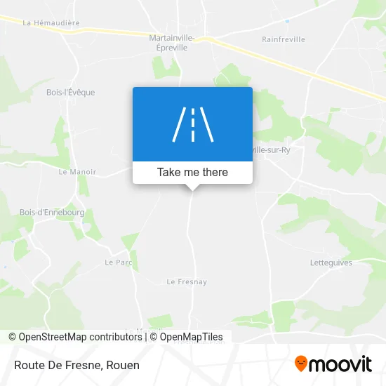 Route De Fresne map
