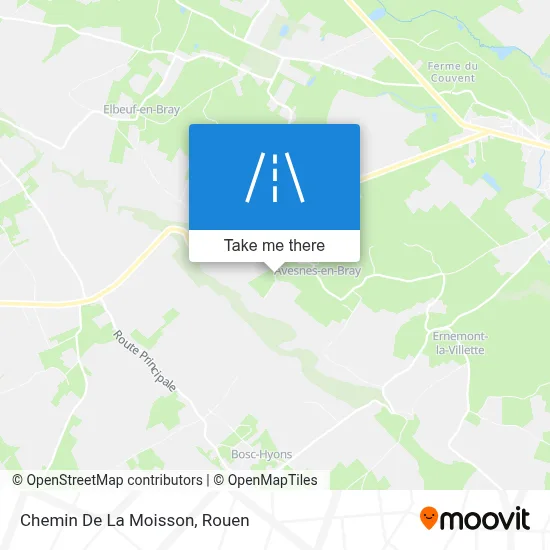 Chemin De La Moisson map