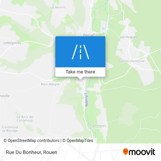 Rue Du Bonheur map