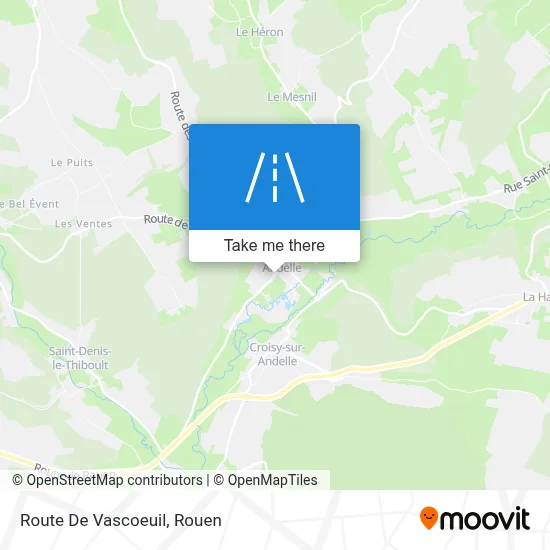 Route De Vascoeuil map