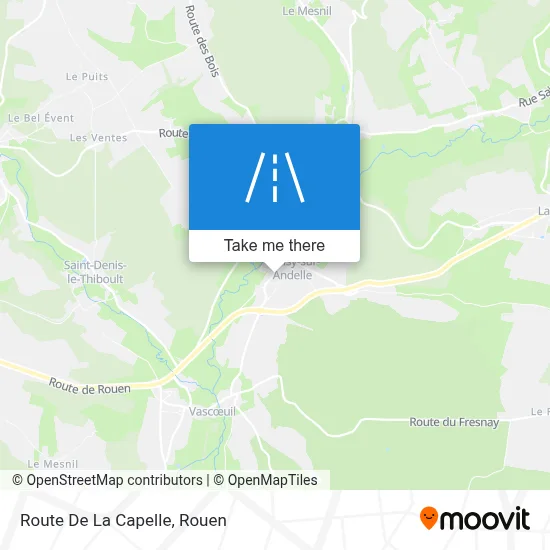 Route De La Capelle map