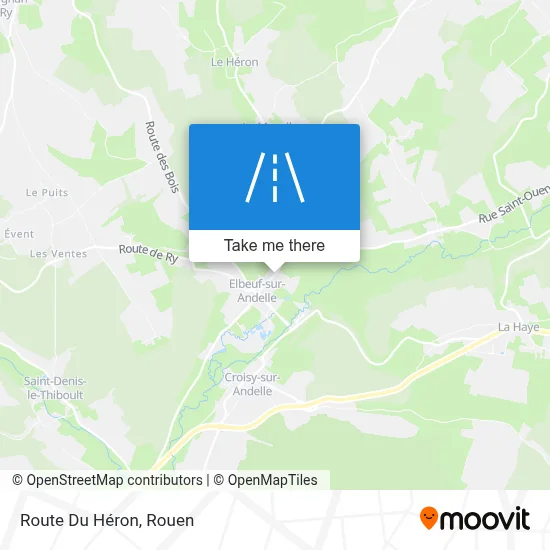 Route Du Héron map