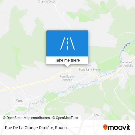Rue De La Grange Dimière map