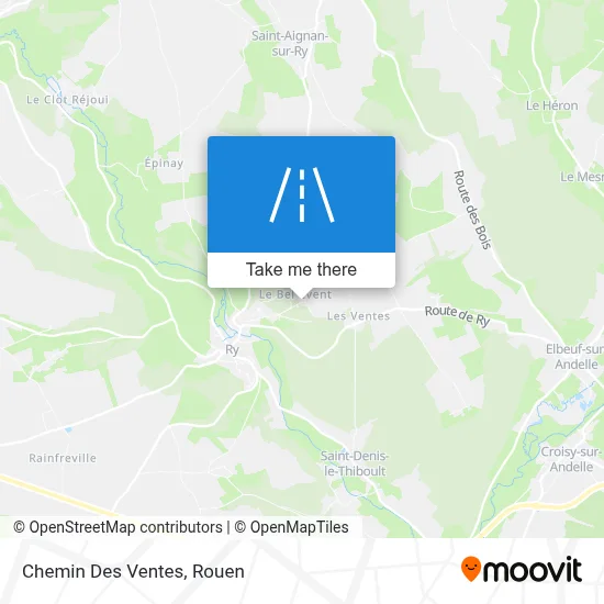 Chemin Des Ventes map
