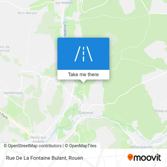 Rue De La Fontaine Bulant map