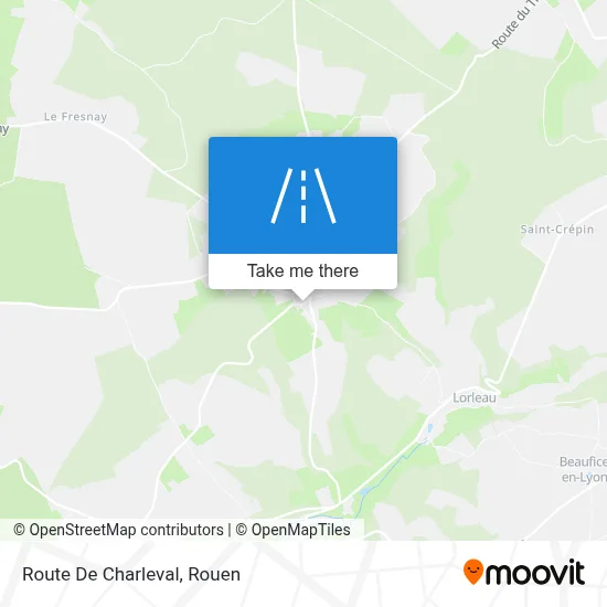 Route De Charleval map