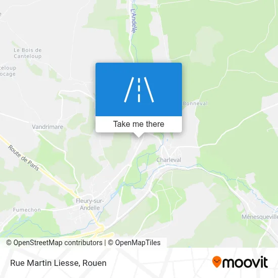 Rue Martin Liesse map