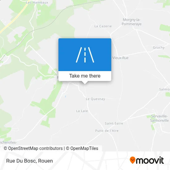 Rue Du Bosc map