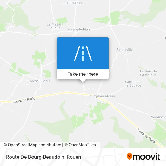 Route De Bourg-Beaudoin map