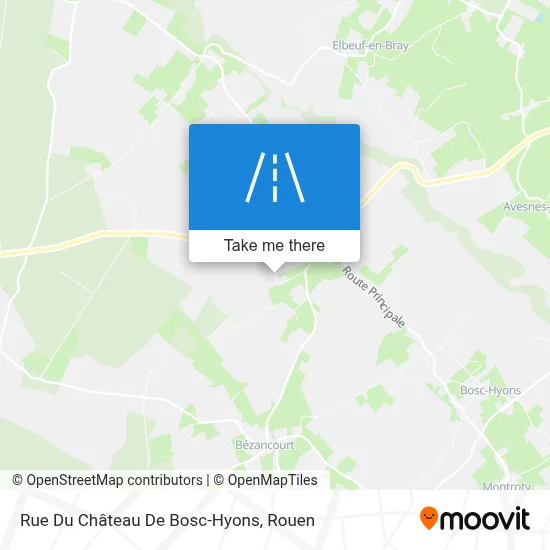 Rue Du Château De Bosc-Hyons map
