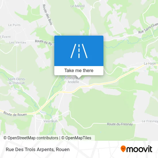 Rue Des Trois Arpents map