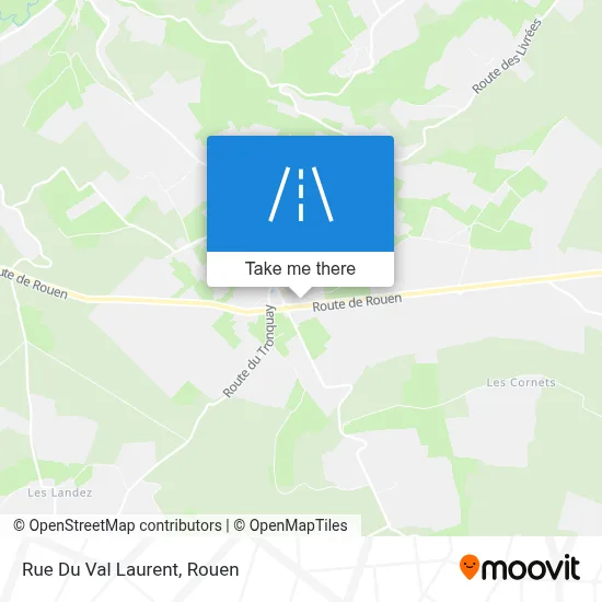 Rue Du Val Laurent map
