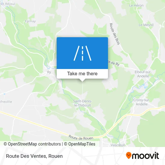 Route Des Ventes map