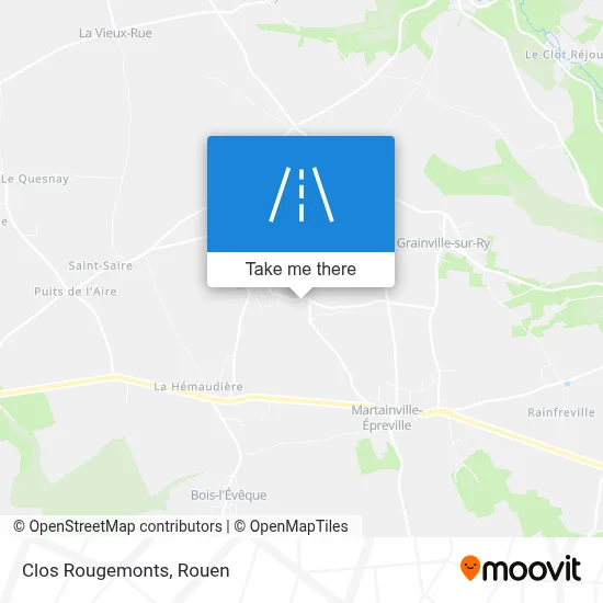 Clos Rougemonts map