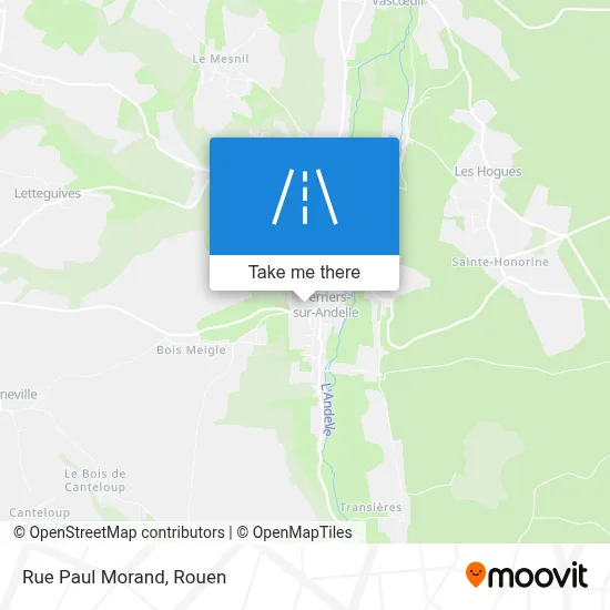 Rue Paul Morand map