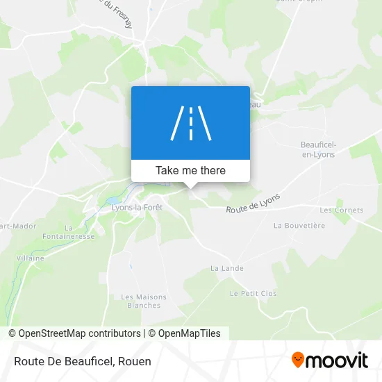 Route De Beauficel map