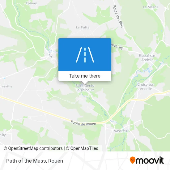 Mapa Chemin De La Messe