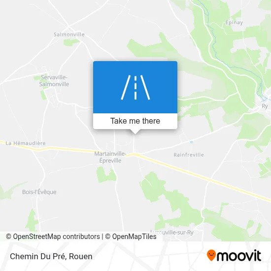 Chemin Du Pré map