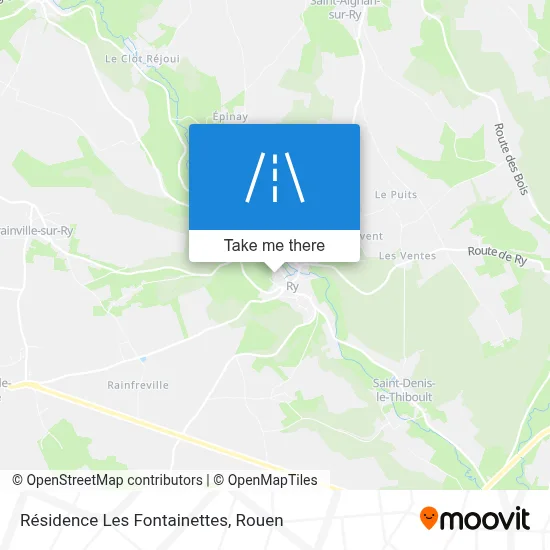 Mapa Résidence Les Fontainettes