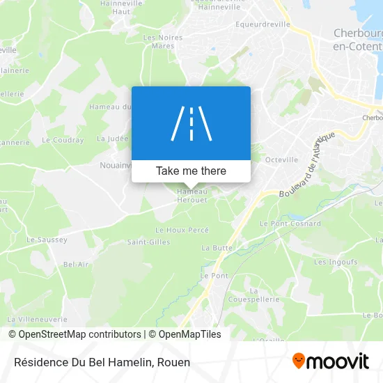 Résidence Du Bel Hamelin map