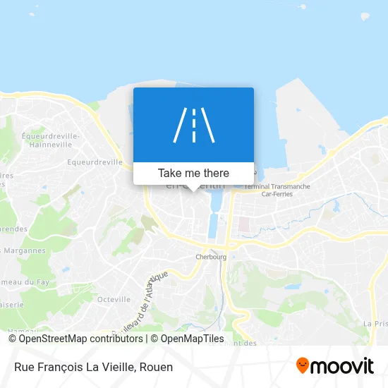 Rue François La Vieille map