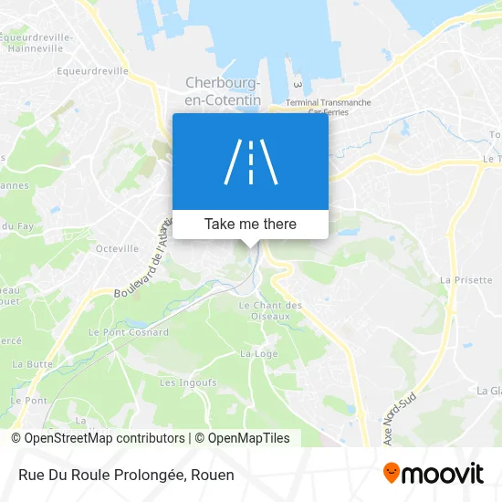 Mapa Rue Du Roule Prolongée