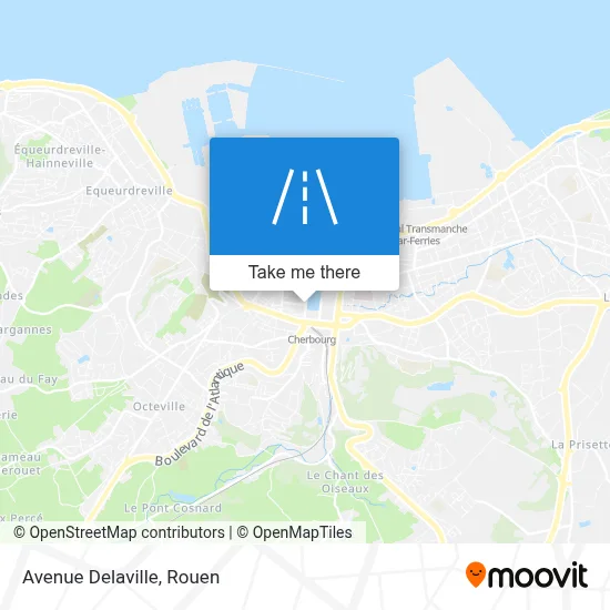 Avenue Delaville map