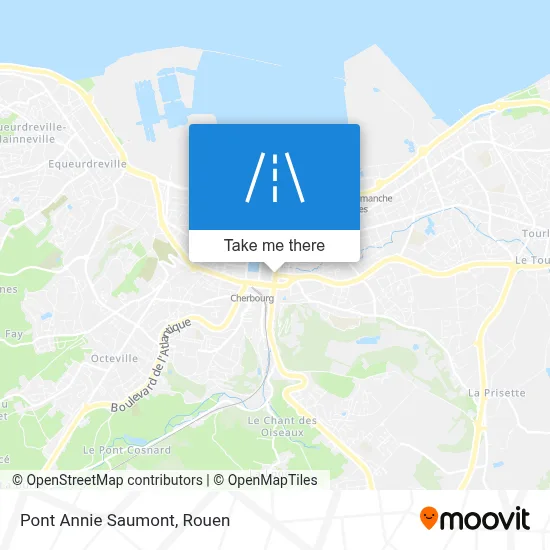 Pont Annie Saumont map