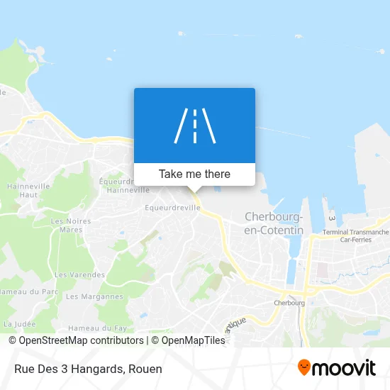 Rue Des 3 Hangards map