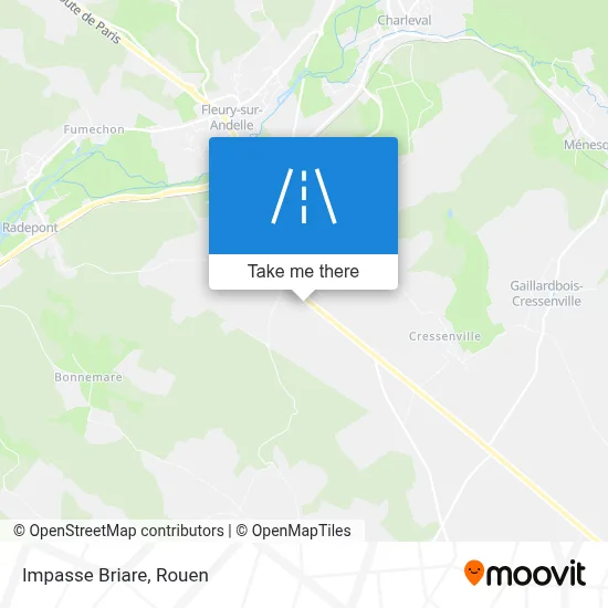 Impasse Briare map