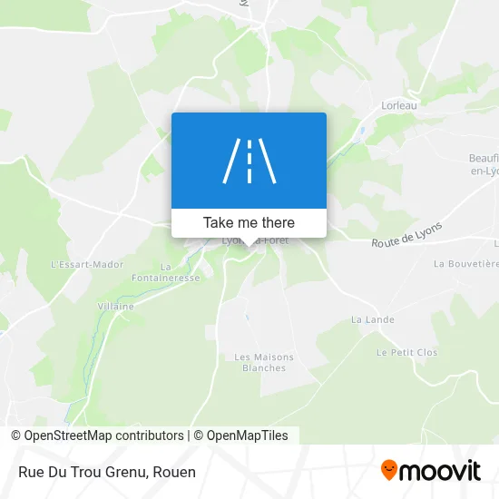 Rue Du Trou Grenu map