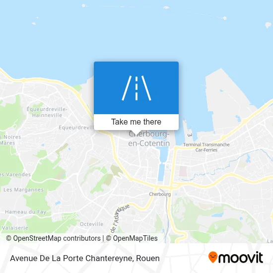 Avenue De La Porte Chantereyne map