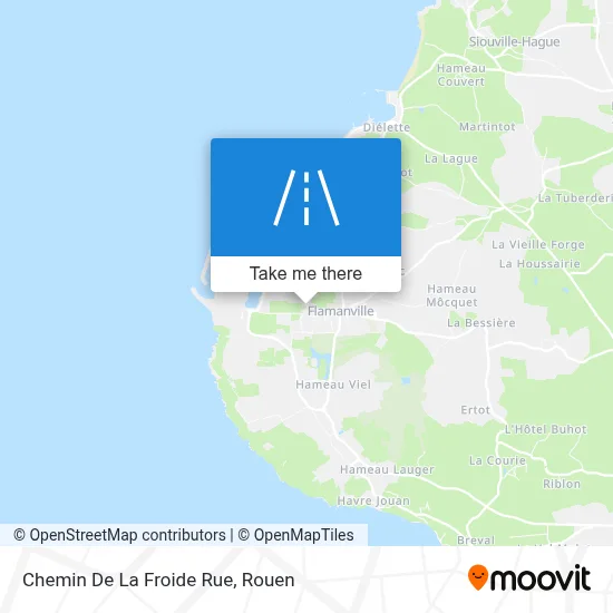 Chemin De La Froide Rue map
