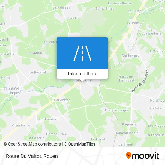Route Du Valtot map