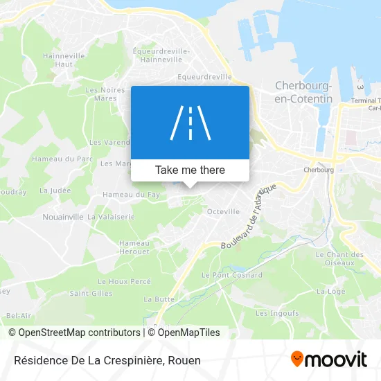 Résidence De La Crespinière map