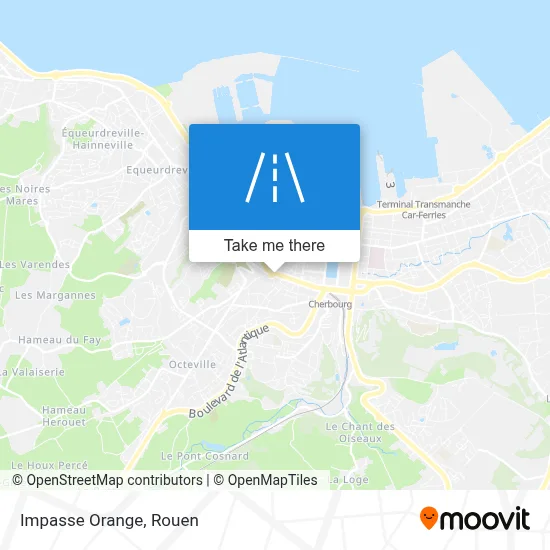 Impasse Orange map