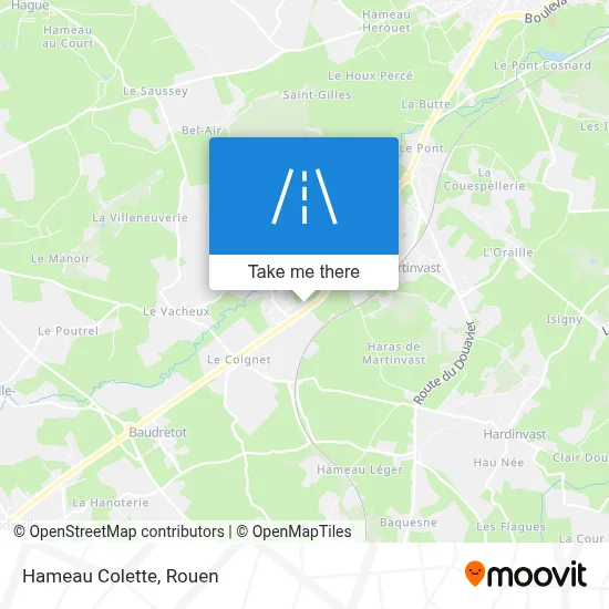Hameau Colette map