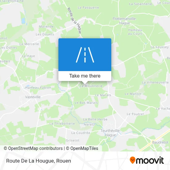 Route De La Hougue map