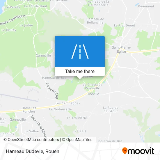Hameau Dudevie map