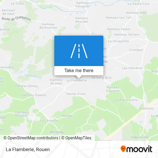 La Flamberie map