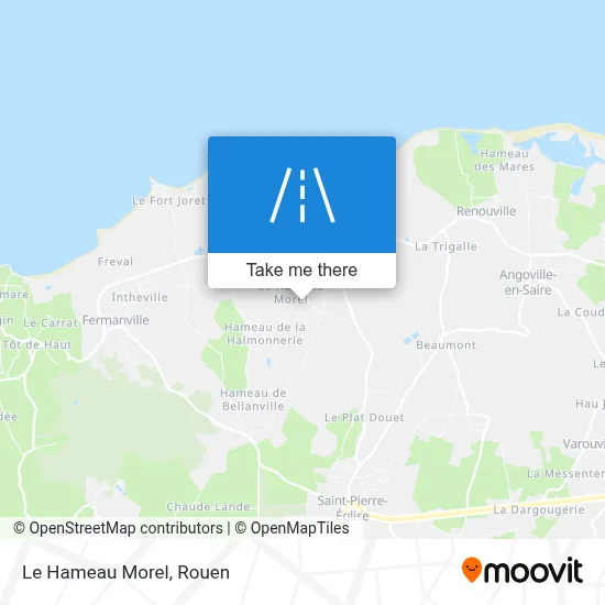 Le Hameau Morel map