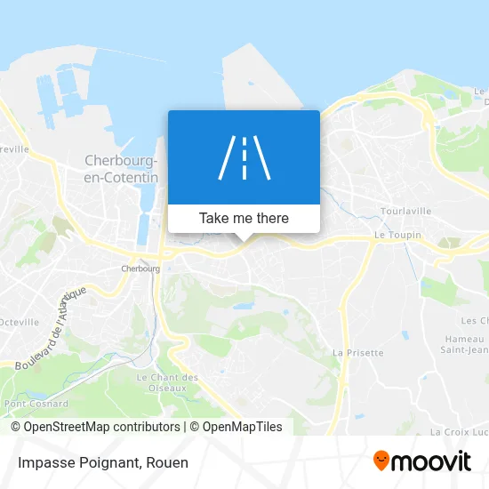 Impasse Poignant map